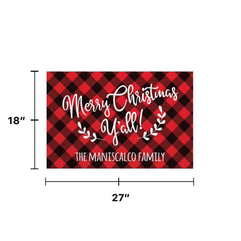 Cefola Non-Slip Christmas Doormat