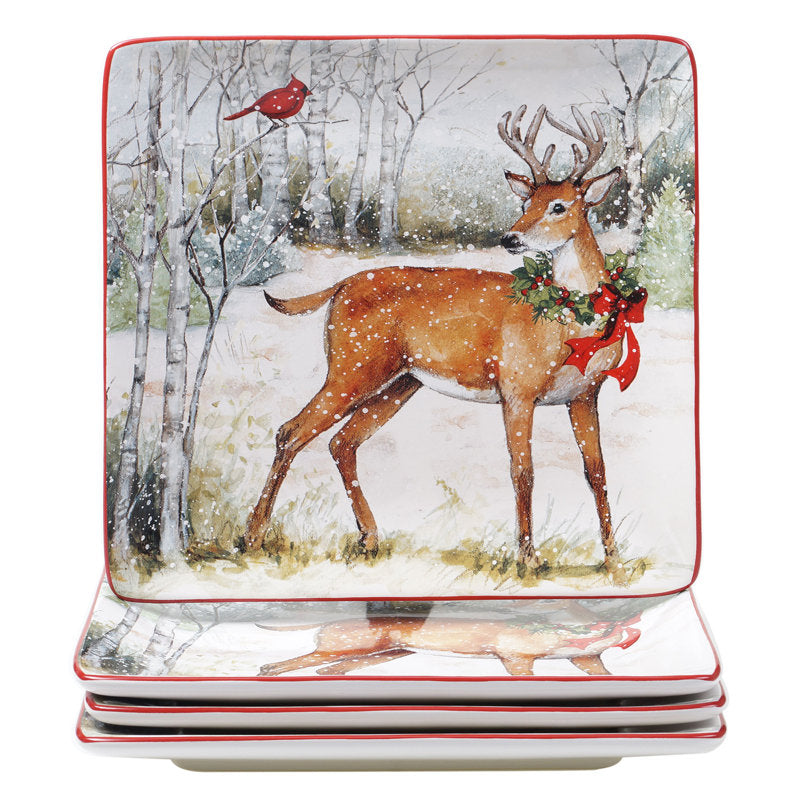 Certified International Winter Forest 16Pc Dinnerware Set