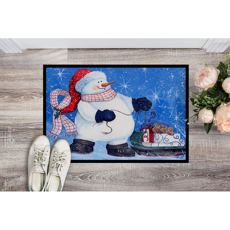 Charmine Non-Slip No Pattern Christmas Doormat