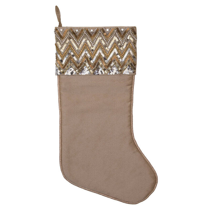 Chevron Sequin Stocking Chevron Sequin Stocking