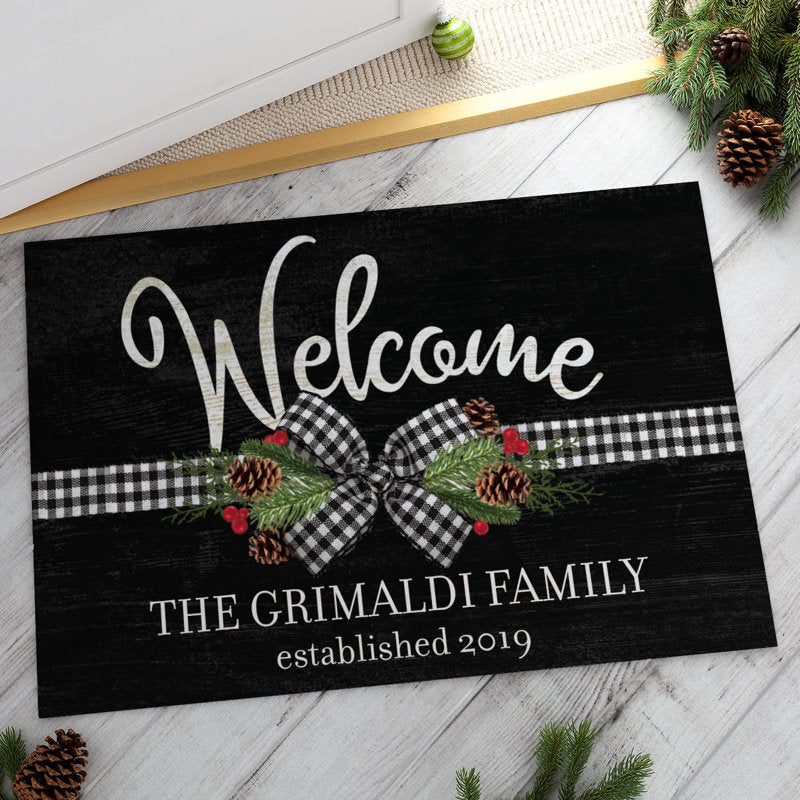 Chloe-Elise Non-Slip Christmas Doormat