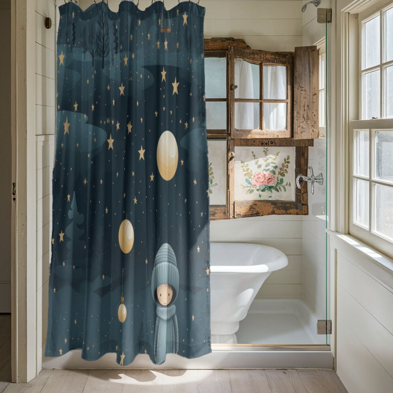 Christmas Night - Premium Shower Curtain