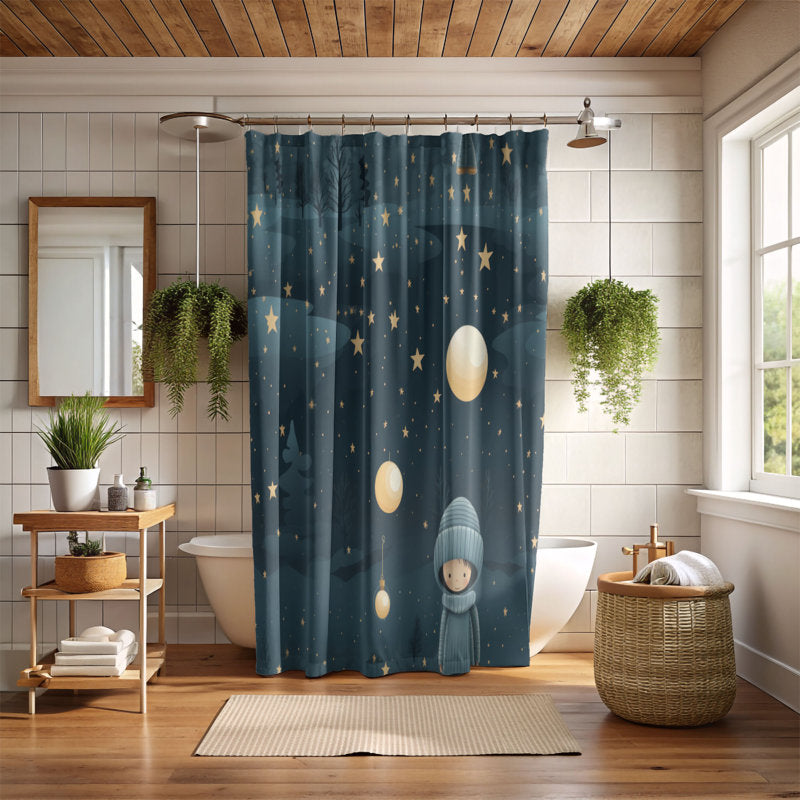 Christmas Night - Premium Shower Curtain