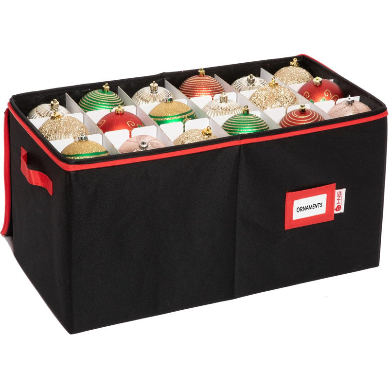 Christmas Ornaments Storage Box To Protect And Store Up To 54 -4" Ornaments Decor