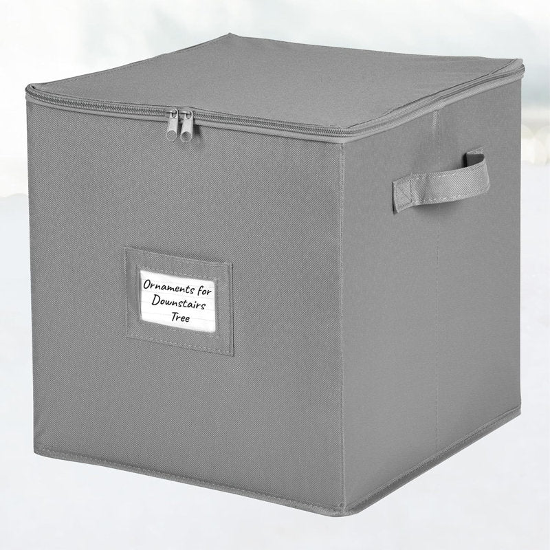 Christmas Ornaments Storage Box To Protect And Store Up To 64-3" Ornaments Decor