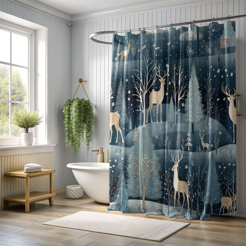 Christmas Past - Premium Shower Curtain
