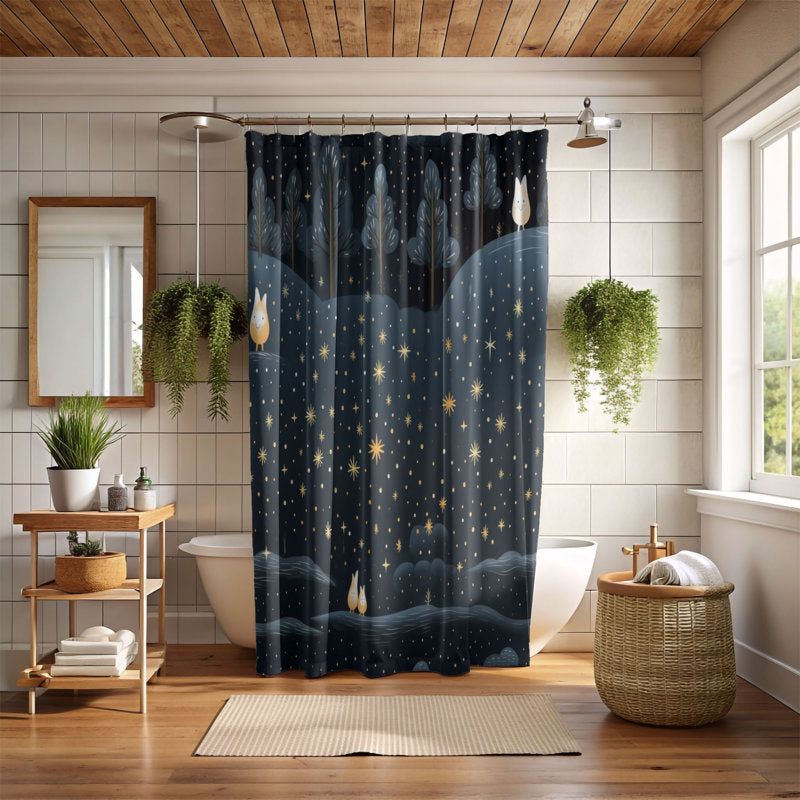 Christmas Stars - Premium Shower Curtain