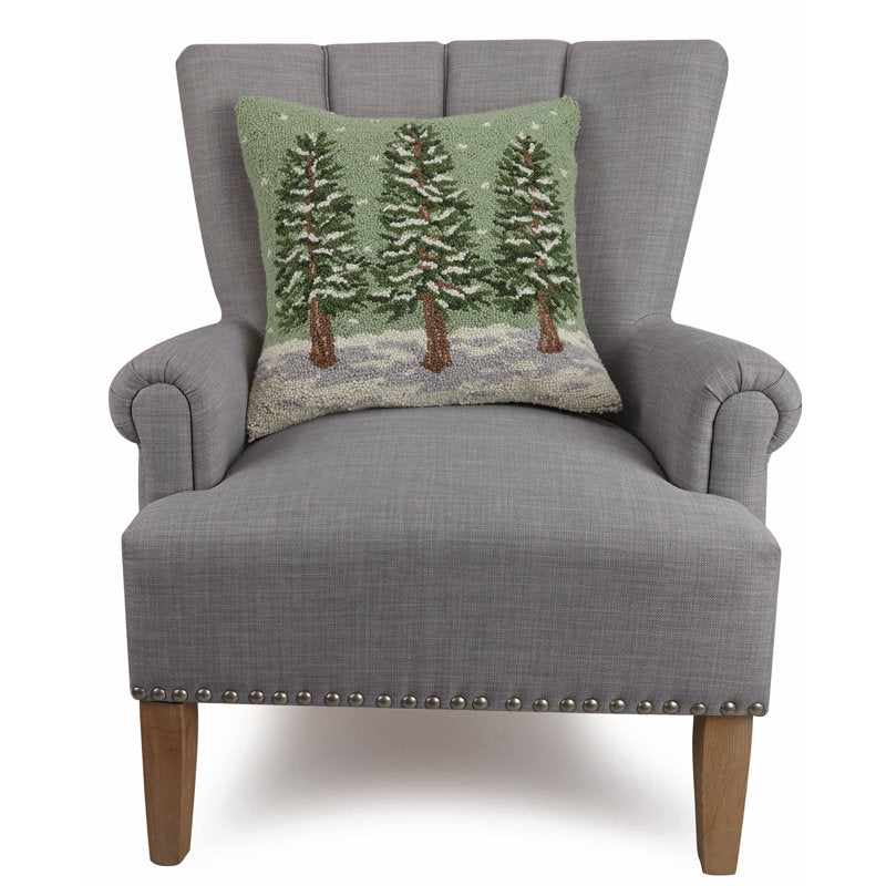 Christmas Toile Throw Pillow