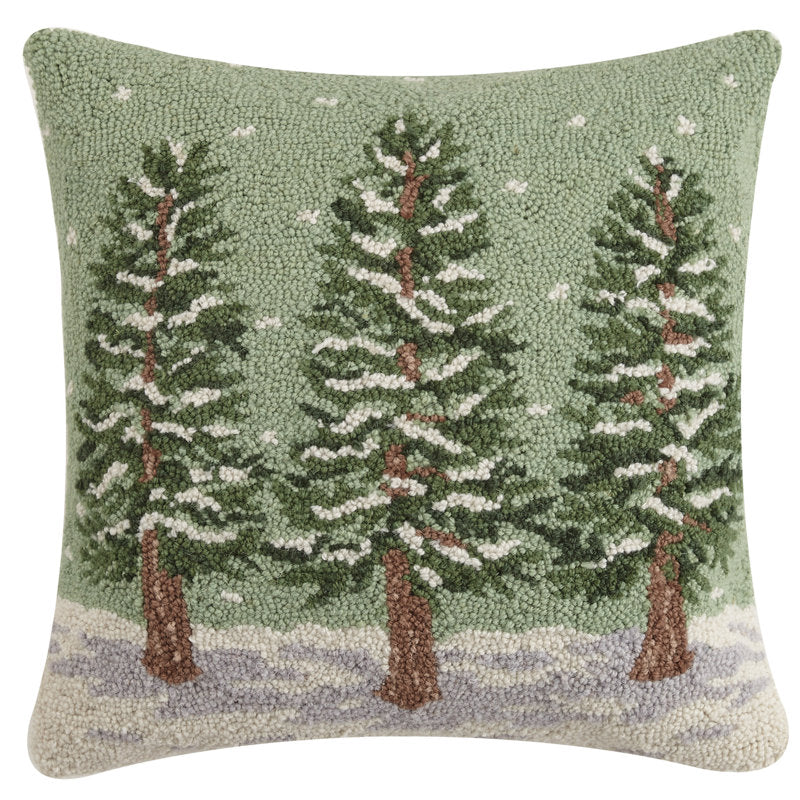 Christmas Toile Throw Pillow