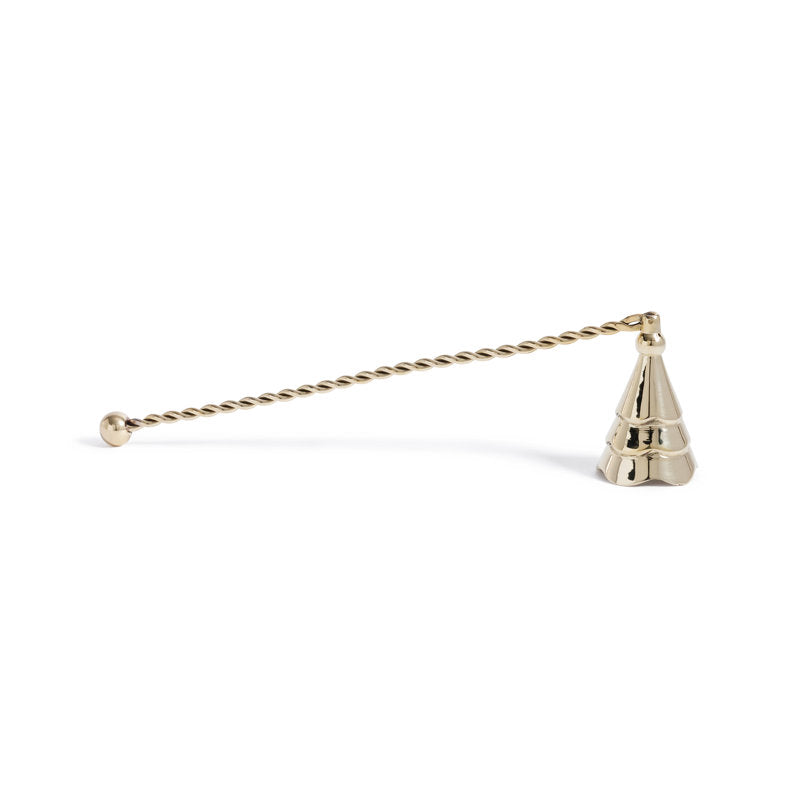 Christmas Tree Design Brass Candle Snuffer