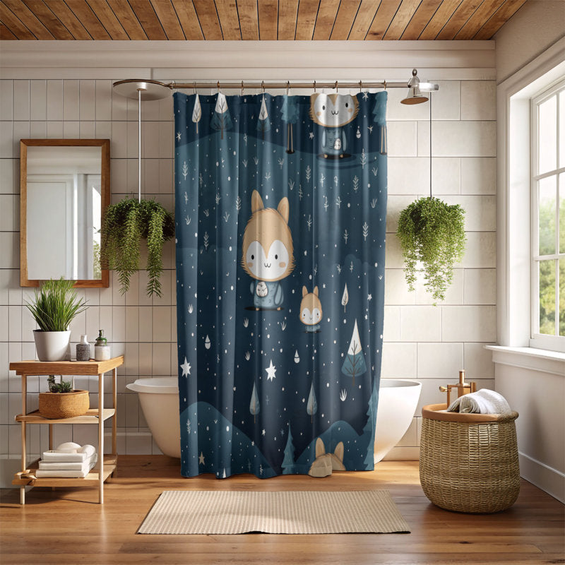 Christmas Twilight - Premium Shower Curtain