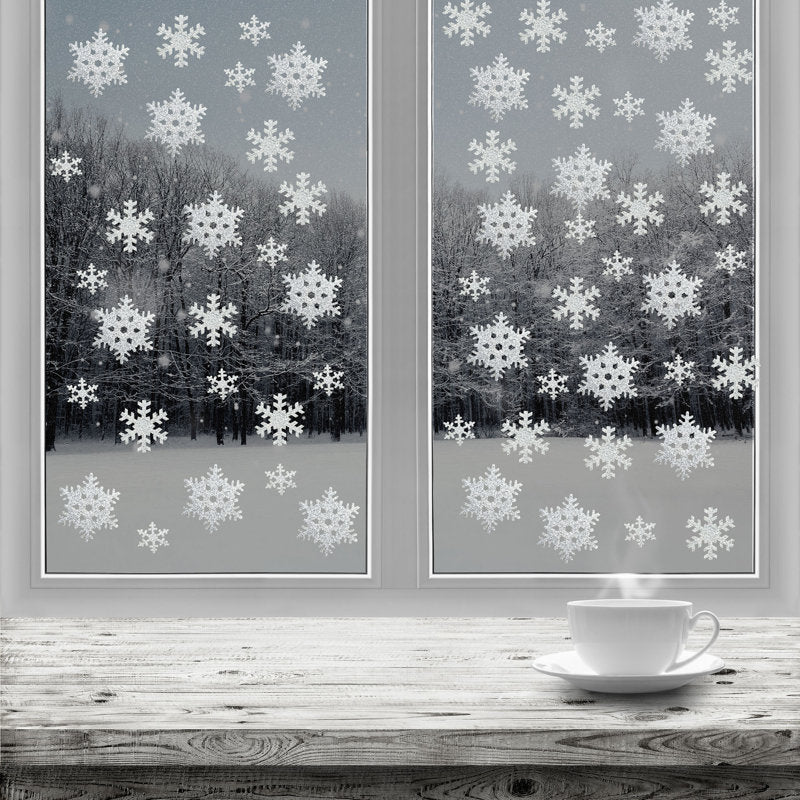 Christmas Window Decal Diy Snowflakes