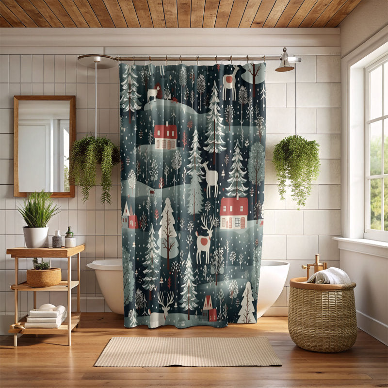 Classic Yule - Premium Shower Curtain
