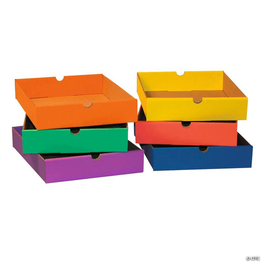Classroom Keepers Drawers for 6-Shelf Organizer, Assorted Colors, 2"H x 10"W x 13"D, 6 Drawers