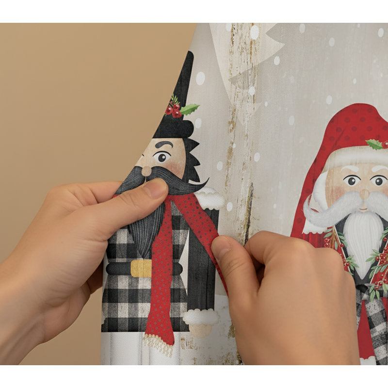 Claymore Nutcracker Christmas Shower Curtain