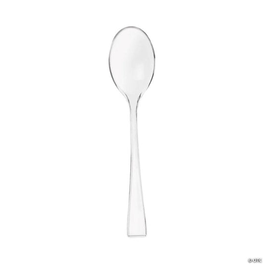 Clear Mini Plastic Disposable Tasting Spoons (408 Spoons) | USA Decoration®