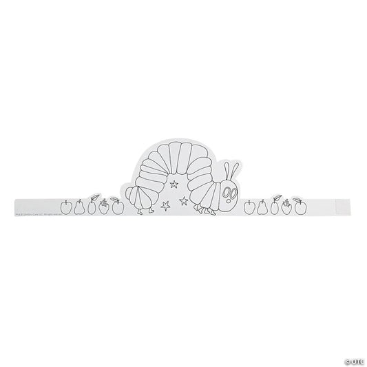 Color Your Own World of Eric Carle The Very Hungry Caterpillar™ Crowns - 12 Pc.
