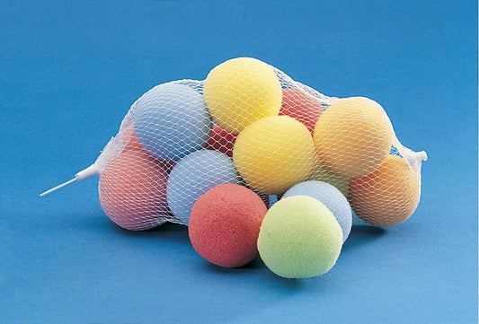 Colorful Sponge Ball Assortment - 12 Pc.
