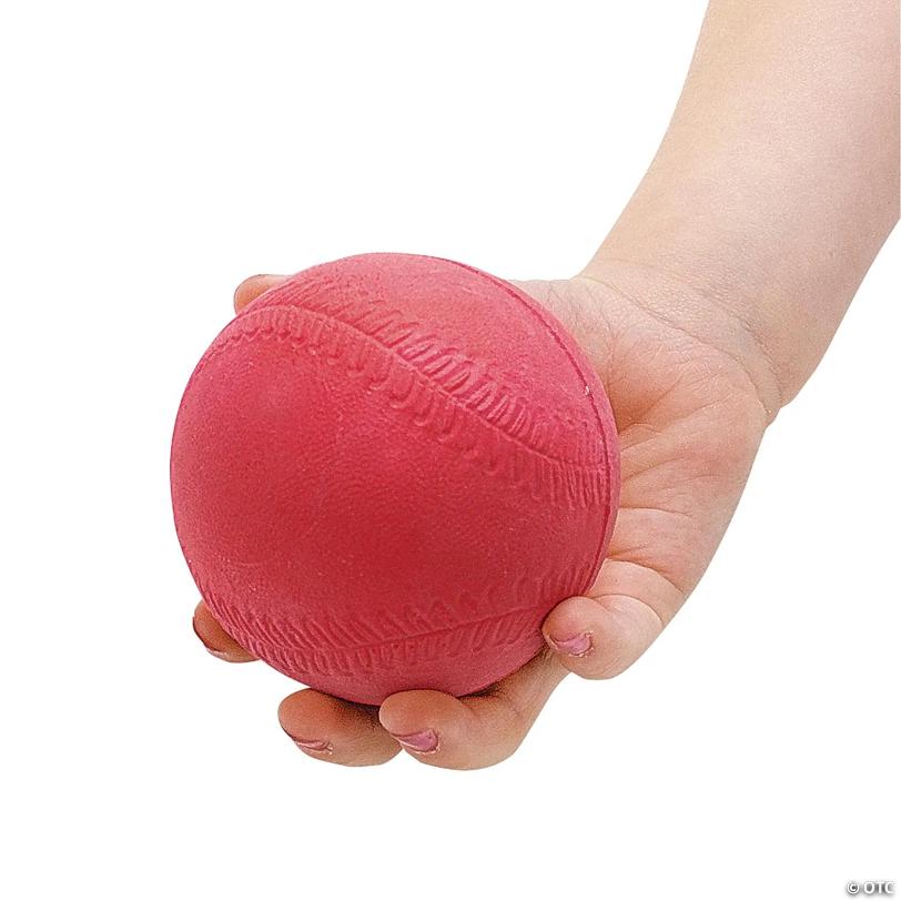 Cool Colorful Rubber Baseballs - 12 Pc.