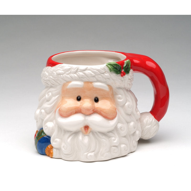 Cosmos Gifts Jolly Santa Claus Mug Set of 4