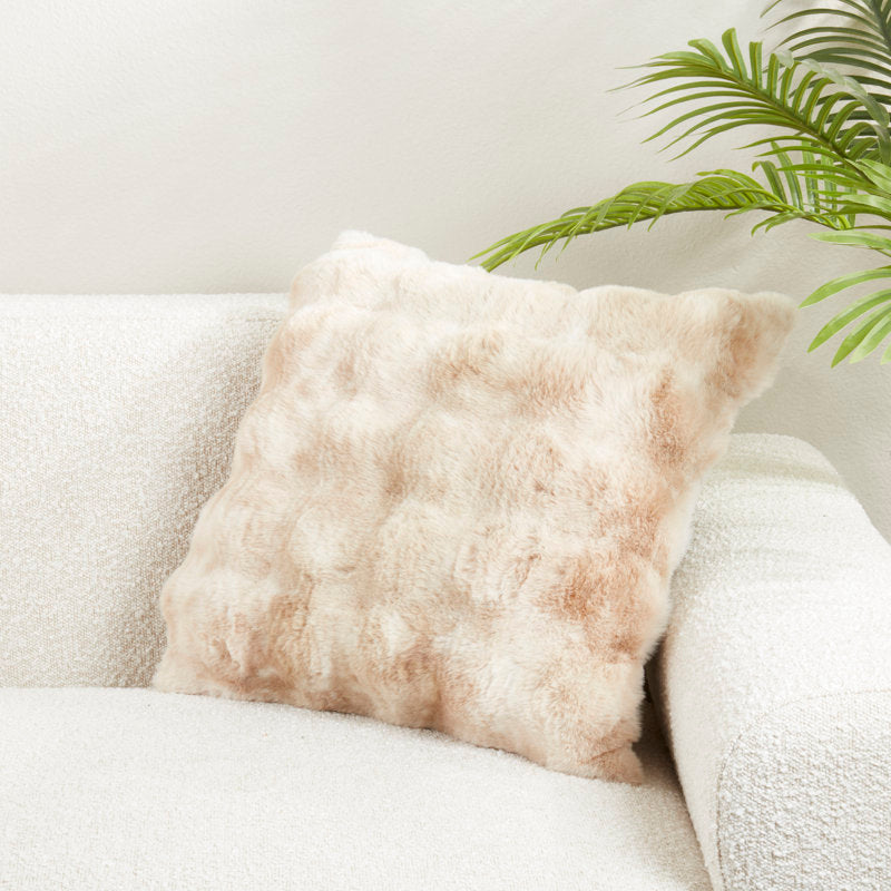 Cozy Bubble Faux Fur Pillow Cover