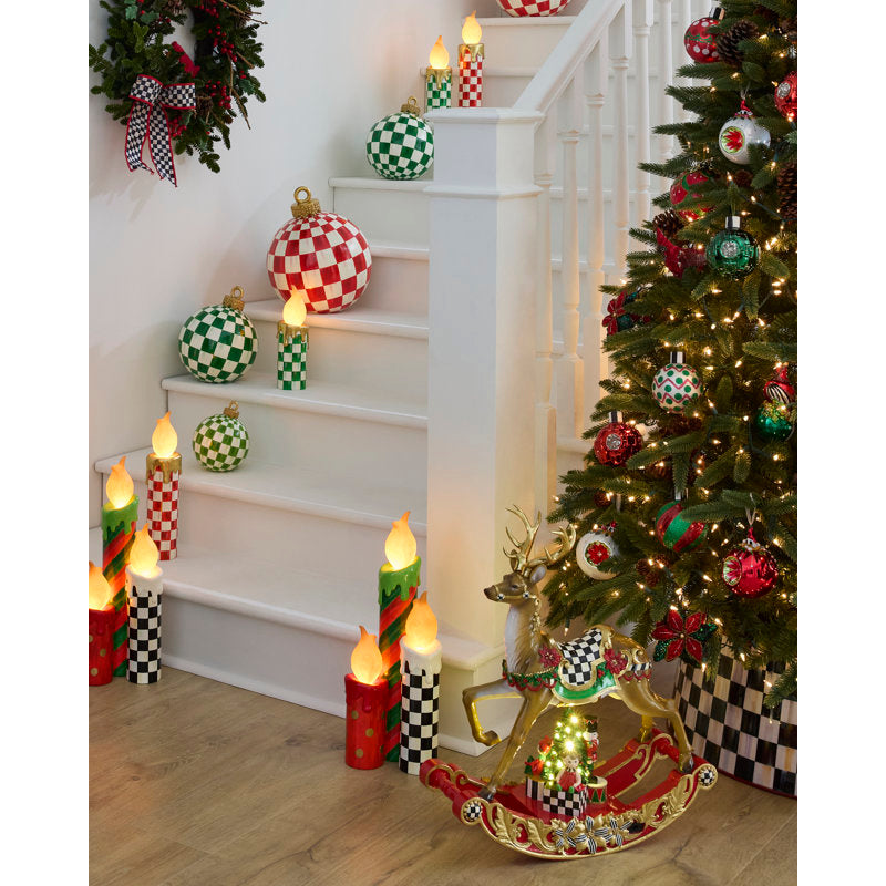 Cozy Christmas Illuminated Melting Candle Cluster