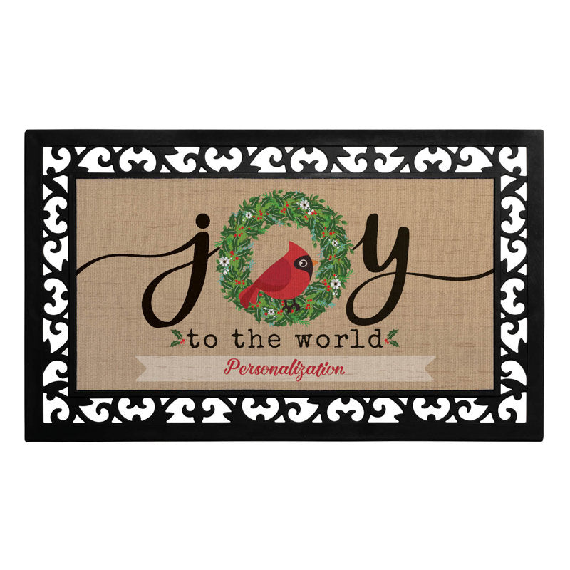 Craigjames Non-Slip Floral Christmas Doormat