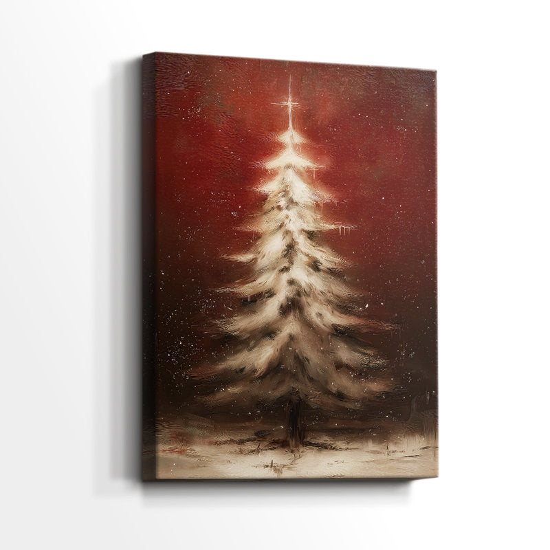 Cranberry Snow Green-Premium Gallery Wrapped Canvas