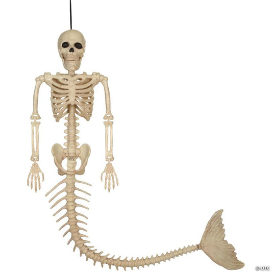 Crazy Bonez™ Pose-N-Stay Mermaid Skeleton Halloween Decoration