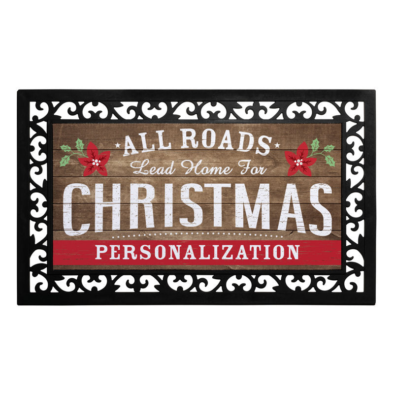 Curls Non-Slip Christmas Doormat