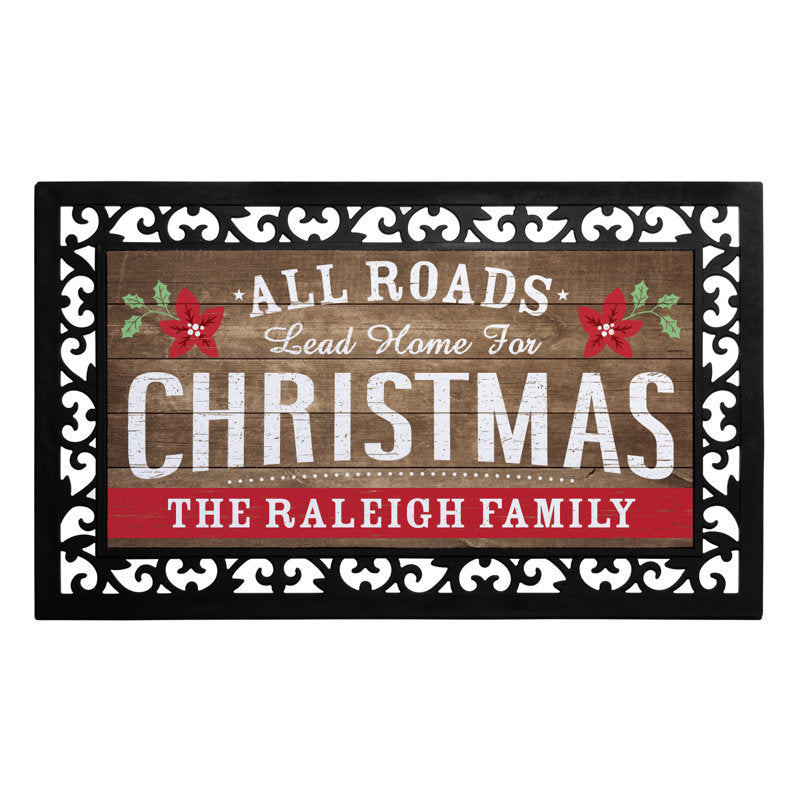 Curls Non-Slip Christmas Doormat