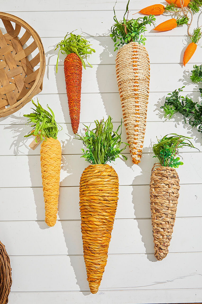 18" Light Orange Carrot Ornament