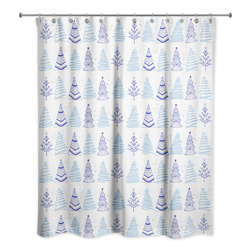 Dakodah Geometric Shower Curtain