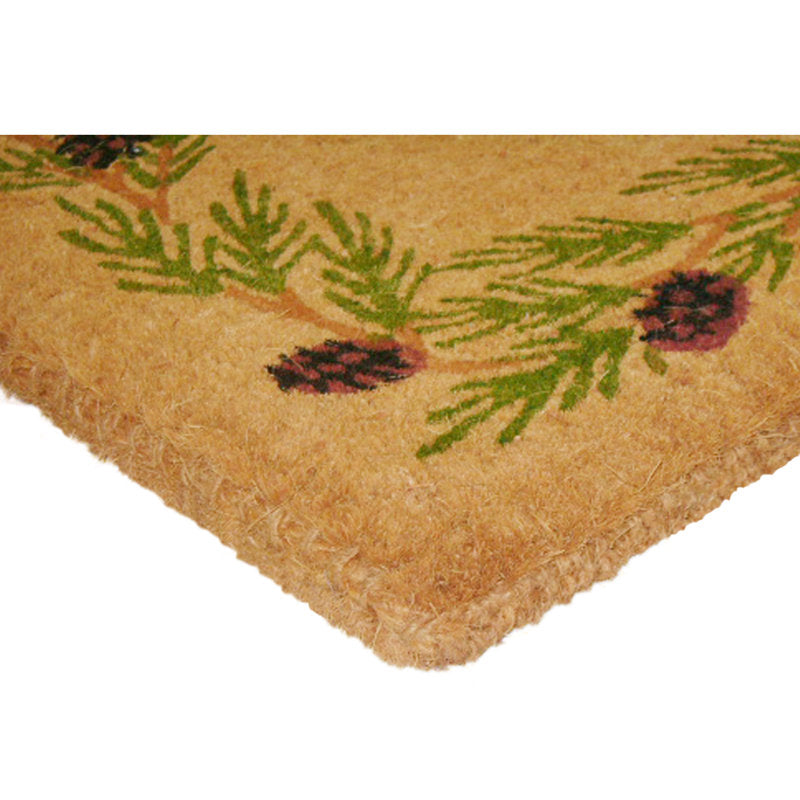 Damm Non-Slip Floral Doormat