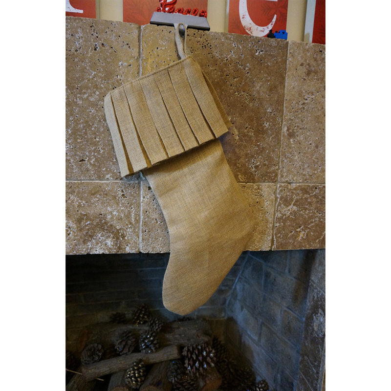 Decor Ruffle Christmas Stocking
