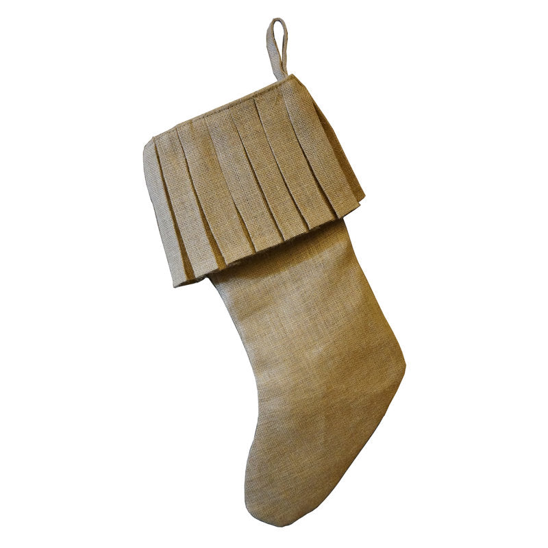 Decor Ruffle Christmas Stocking