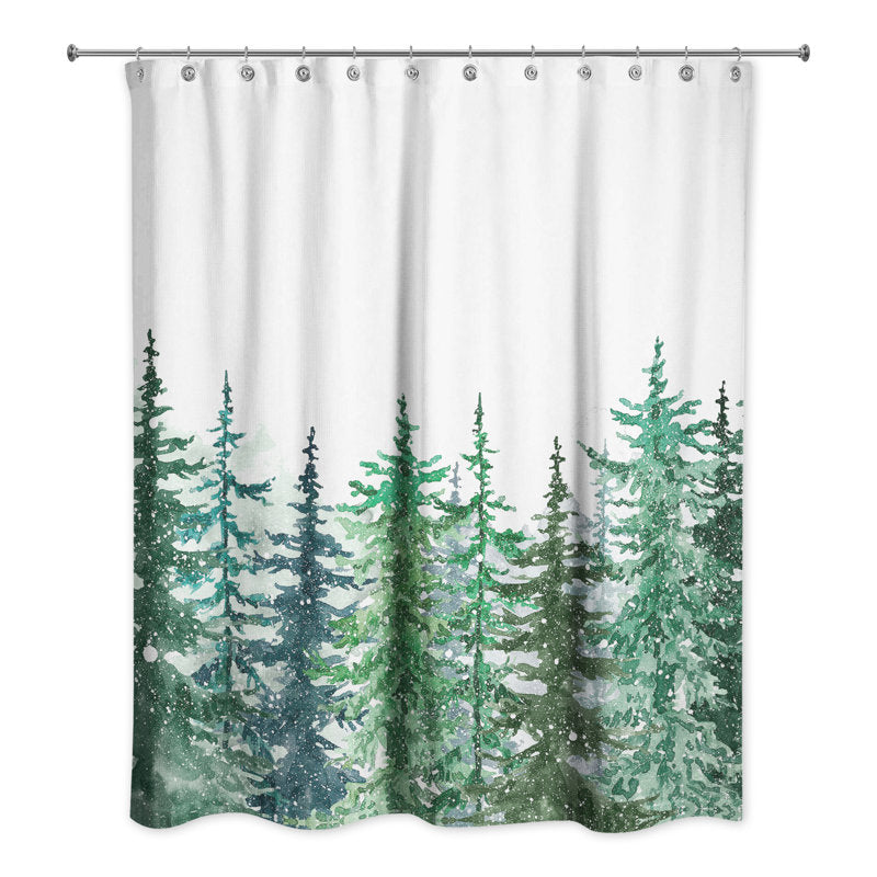 Dejan Floral Shower Curtain