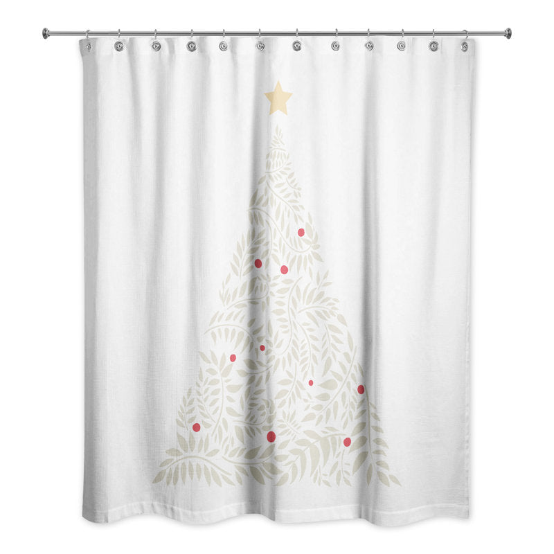 Delap No Pattern And Not Solid Color Shower Curtain