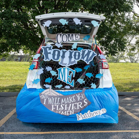 Deluxe Religious Fishers of Men Trunk-or-Treat Decorating Kit - 42 Pc.