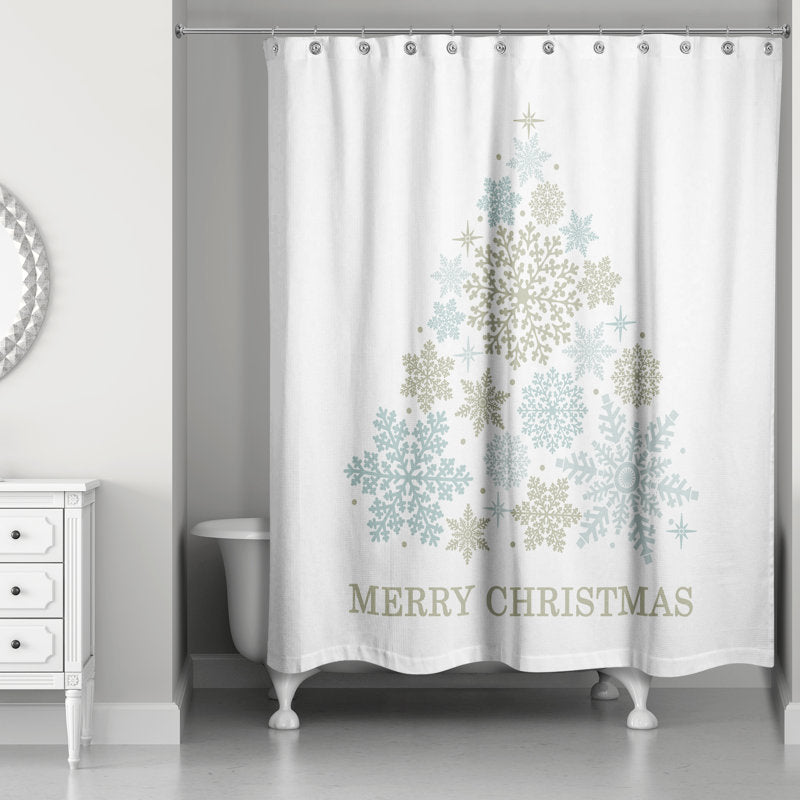 Detavion No Pattern And Not Solid Color Shower Curtain