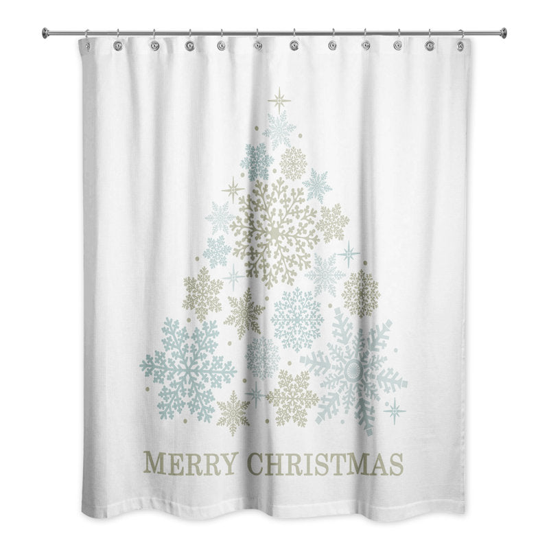 Detavion No Pattern And Not Solid Color Shower Curtain