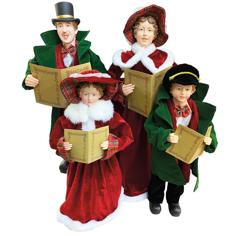 Set of 3 LED Lighted Icy Crystal Nutcracker Christmas Figurines 7.5"
