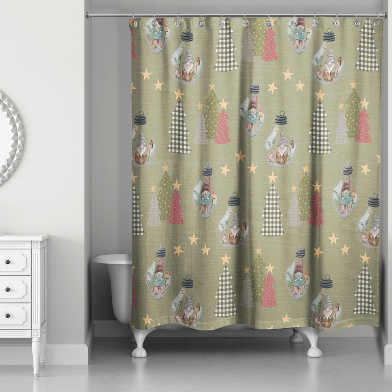 Diyana Abstract Shower Curtain