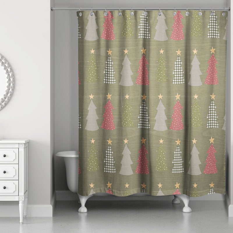 Dolphine Abstract Shower Curtain