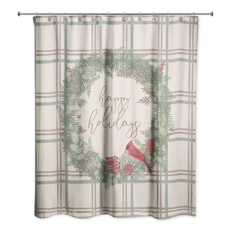 Doniqua Plaid Shower Curtain