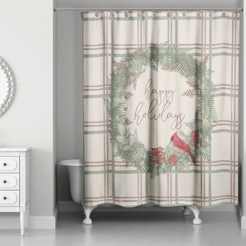 Doniqua Plaid Shower Curtain