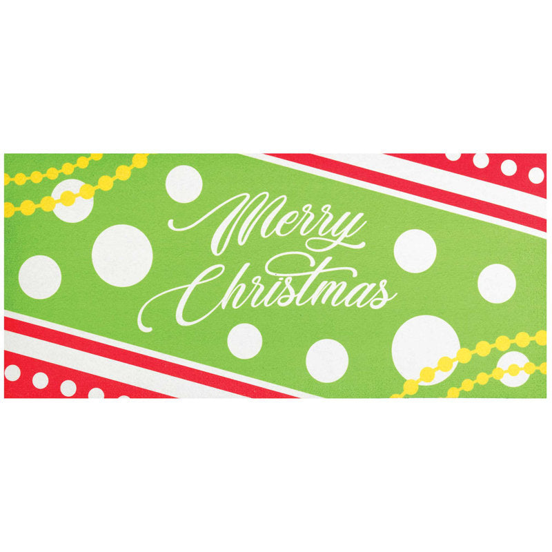 Doormat Insert Merry Christmas 22x10