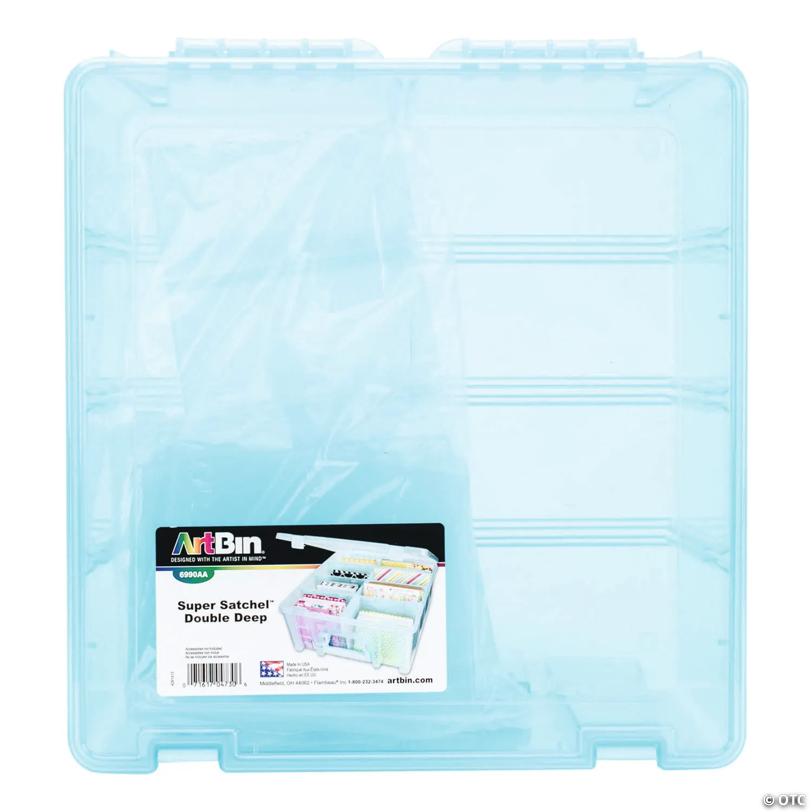 Double Deep Box W/Dividers Aqua