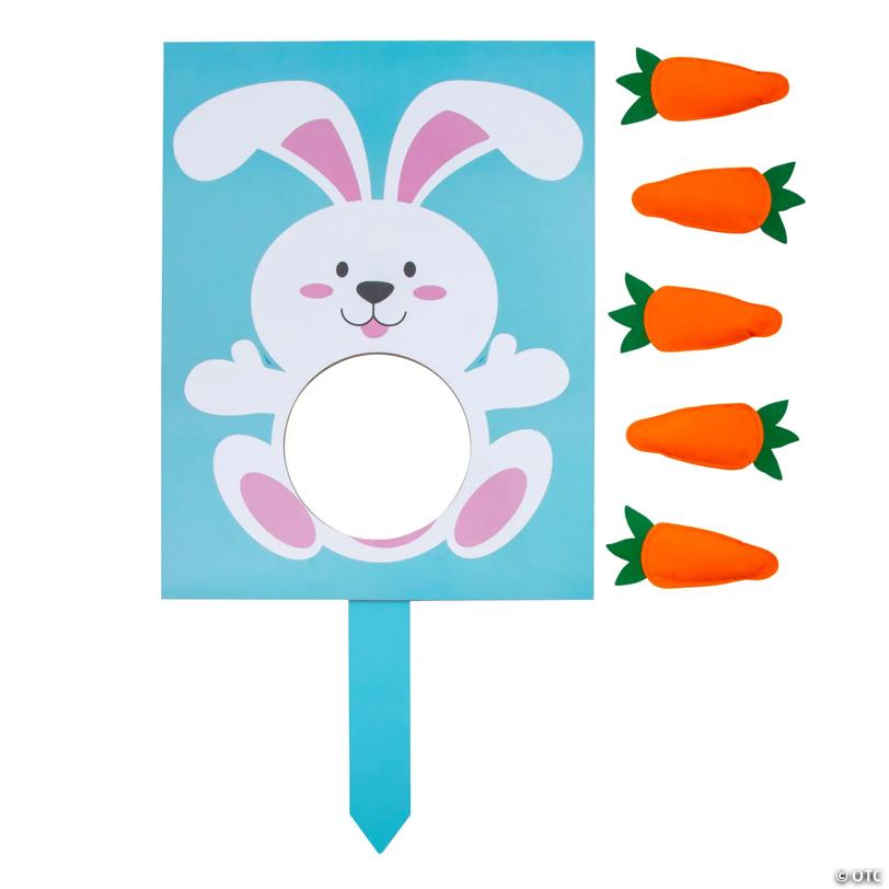 Easter Bunny Carrot Toss Game