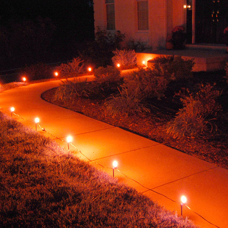 Electric Pathway Lights with 10 Bulbs
